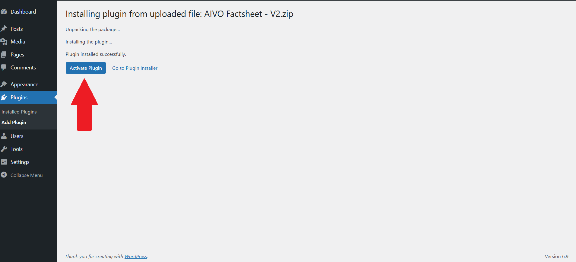 Activate Plugin