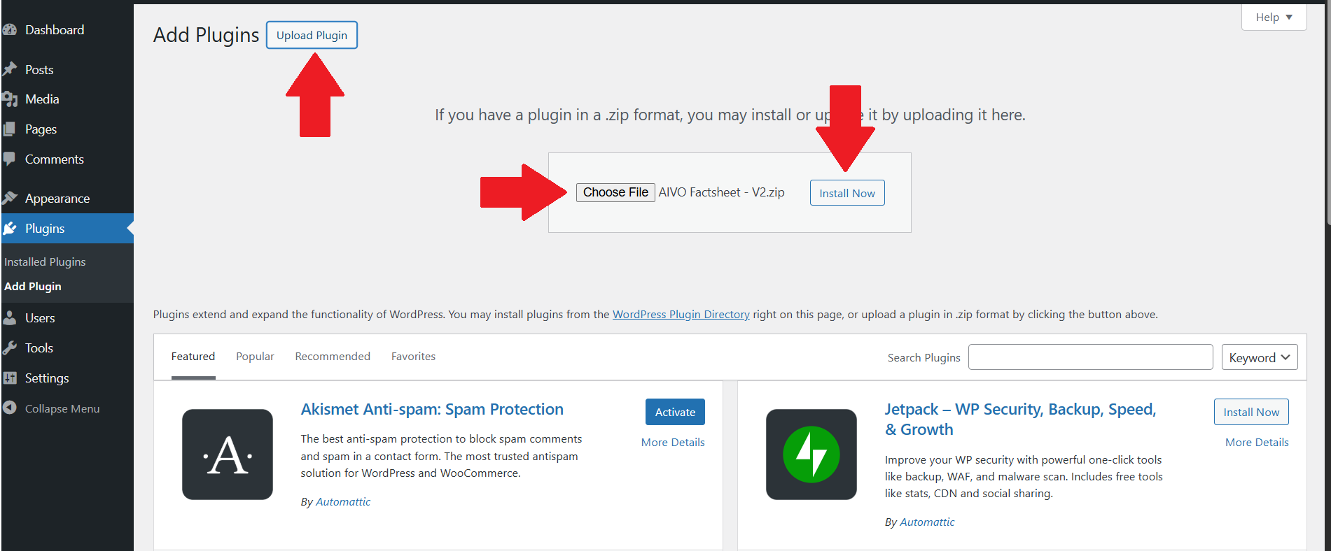 Activate Plugin